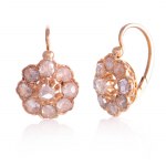 Earrings, France, first half of 19th century.