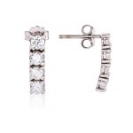 Earrings, late 20th century.