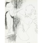Pablo Picasso (1881 Malaga - 1973 Mougins), Le Peintre et son Modele, 1964