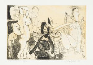 Janusz Przybylski (1937-1998), Odpoczywanie, 1985