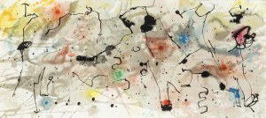 Joan Miro (1893 Barcelona - 1983 Palma de Mallorca), Bez tytułu, 1961