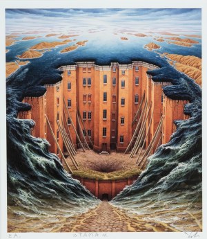 Jacek Yerka (ur. 1952 Toruń), Tama, 1999 r.