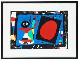 Joan Miro (1893 Barcelona - 1983 Palma de Mallorca), Femme au Miroir, 1956