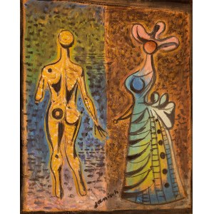 Jerzy JANISCH, Composition (Two figures), ca. 1938