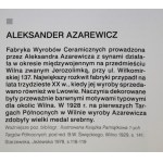 Talerz, Aleksander Azarewicz, Wilno, lata 30-te.