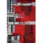 Kilim „Miasto”, Polska, lata 70-te.