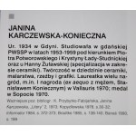 Płaskorzeźba „Maska kobiety”, Janina Karczewska-Konieczna, 1985 r.