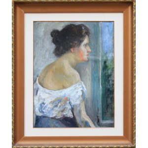 Maria Giżbert-Studnicka, Woman in the window, circa 1943