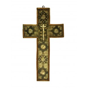 Relikwiarz w formie krzyża XVIII w