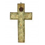 Relikwiarz w formie krzyża XVIII w