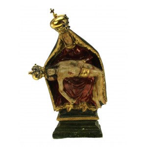Pieta- figura z polichromowanego drewna. XVIII w.