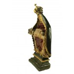 Pieta- figura z polichromowanego drewna. XVIII w.