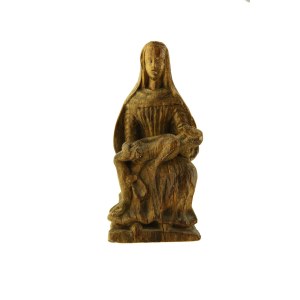 Pieta-figure made of wood, 16th century