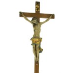 Figura ukrzyżowanego Chrystusa, polichromowana, XVIII w