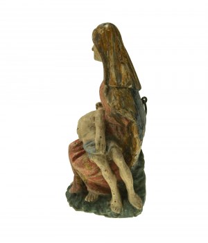 Pieta, figura polichromowana, XVIII w