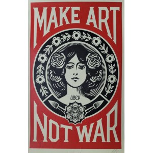Shepard Fairey (OBEY), Make Art Not War, 2020 r.