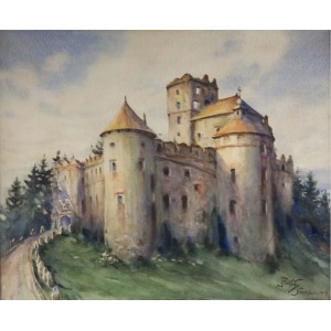 Julian Fałat (1853-1929), Zamek w Niedzicy, [1913]
