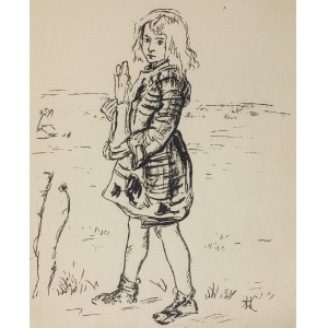 Wlastimil Hofman (1881-1970), Dziewczynka z figurką