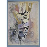 Janina Muszanka-Łakomska (1920-1982), Kompozycja abstrakcyjna, 1960
