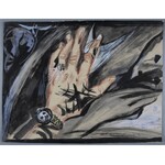 Janina Muszanka-Łakomska (1920-1982), Kompozycja z ręką, 1981