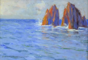 Bronisława Rychter-Janowska (1868-1953), Pejzaż z Capri, 1904