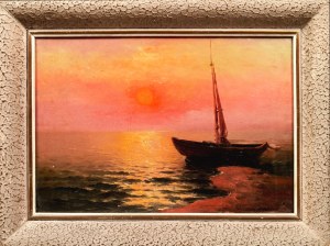 Wiktor KORECKI (1890-1980), W świetle zachodzącego słońca