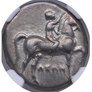Calabria, Taras AR Didrachm c. 281-240 BC - NGC Ch VF