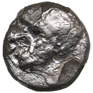 Ionia, Miletos AR Diobol circa 520-450 BC
