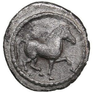 Thessaly, Pharkadon AR Obol circa 440-400 BC