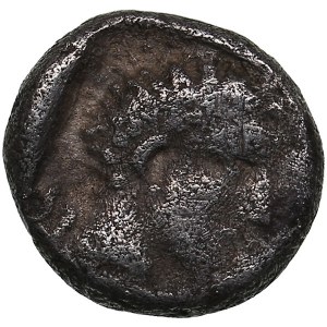 Troas, Kebren AR Obol 387-310 BC