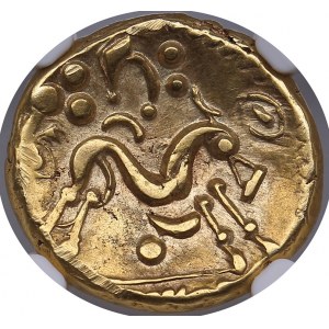 Northeast Gaul, the Ambiani AV Stater - Gallic War uniface type circa 56-55 BC