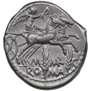 Roman Republic AR Denarius - Marcia. M. Marcius Mn. F. (148 BC)