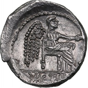 Roman Republic AR Quinario - Porcia. M. Porcius Cato (89 BC)