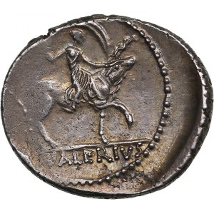 Roman Republic AR Denarius - Valeria. L. Valerius Acisculus (45 BC)
