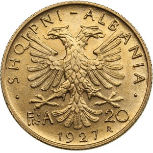 Albania 20 franga 1927