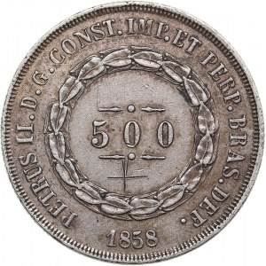 Brazil 500 reis 1858