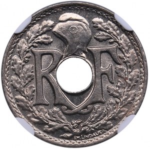 France 5 centimes 1923 - NGC MS 66