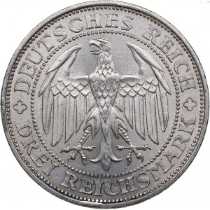 Germany, Weimar Republic 3 reichsmark 1929 E