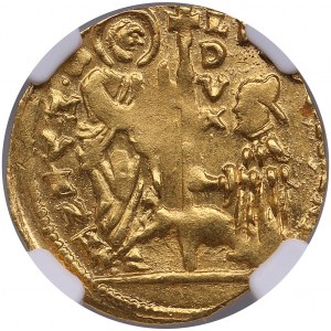 Italy, Venice gold ducat - Ludovico Manin (1789-1797) - NGC MS 62