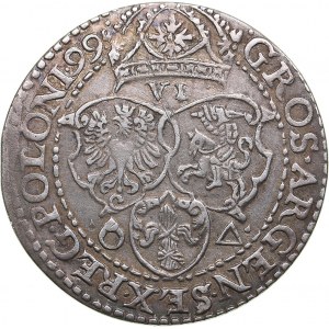 Poland, Malbork 6 grosz 1599 - Sigismund III (1587-1632)