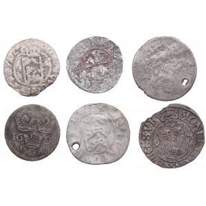 Small coll. of Swedish coins (6)