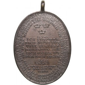 Sweden medal Raid in Bender, Turkey, on February 1, 1713