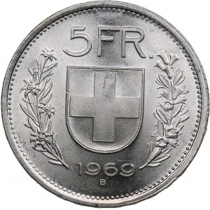 Swizerland 5 francs 1969 B
