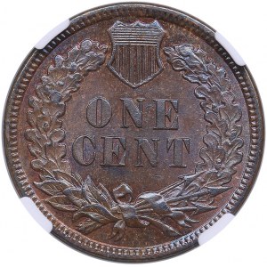 USA 1 cent 1882 - NGC MS 63 BN