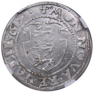 Reval, Sweden Ferding 1567 - Erik XIV (1560-1568) - NGC MS 62