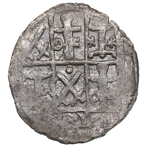 Dorpat pfennig - Johannes V Blankenfeld (1518-1527)