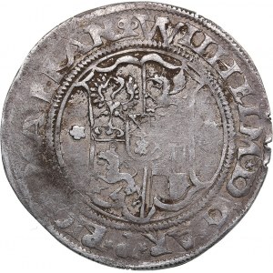 Riga 1/2 mark 1554 - Wilhelm Markgraf von Brandenburg & Heinrich von Galen (1551-1556)