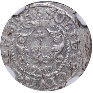 Riga, Poland solidus 1596 - Sigismund III (1587-1632) - NGC MS 63