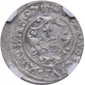 Riga, Poland solidus 1597 - Sigismund III (1587-1632) - NGC MS 62