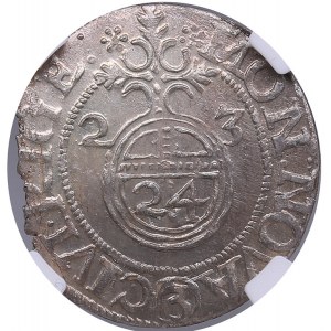 Riga, Sweden 1/24 thaler 1623 - NGC MS 64